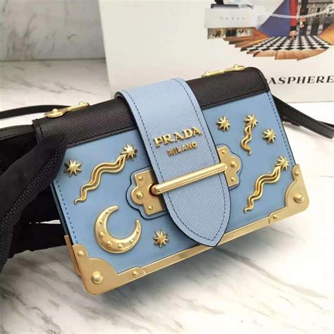 prada cahier replica blue